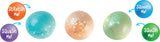 Galaxy Glitter Balls Orange