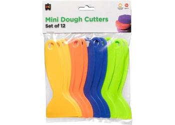 Mini Dough Cutters - Pack of 12 - Educational Vantage