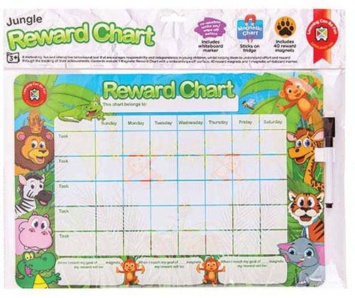 Jungle Magnetic Reward Chart - Educational Vantage