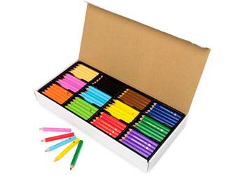 Jumbo Stubby Colour Pencils - Pack of 120 - Educational Vantage