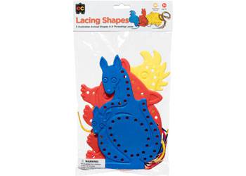 Aust Animals Lacing Set 1 - Educational Vantage