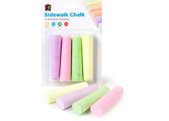 Sidewalk Chalk Fluorescent - Educational Vantage