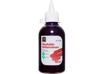 Washable Glitter Watercolours (250mls) - Educational Vantage