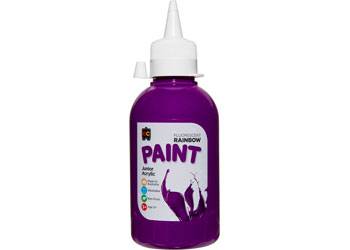 Fluorescent Rainbow Paint 250mls - Educational Vantage