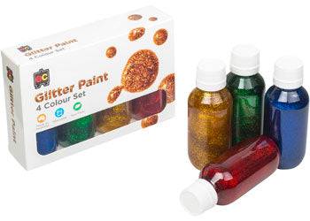 Glitter Paint 100mls Set of 4 - Educational Vantage