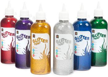 Glitter Paint Set 500mls - Educational Vantage