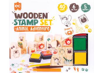 Wooden Stamper Set - Educational Vantage