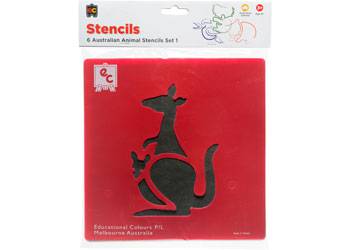 Australian Animals Stencil Series #1 - Educational Vantage