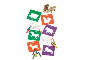 Farmyard Animals Stencils - Educational Vantage