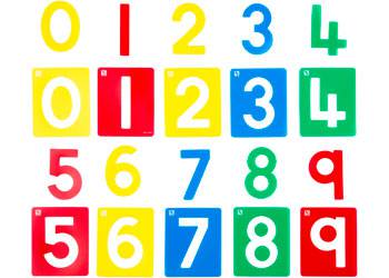 Numbers - Small Stencil - Educational Vantage