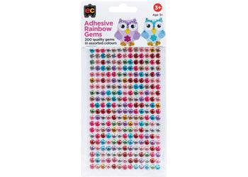 Adhesive Rainbow Gems - Educational Vantage