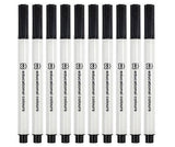 EC Whiteboard Markers 2.9mm Bullet Black Pack of 10 - Educational Vantage