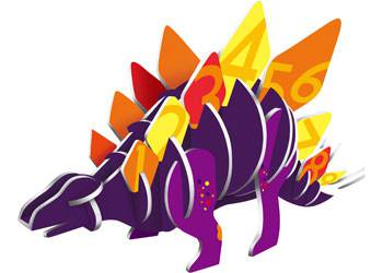 Giant 3D Puzzle - Stomping Stegosaurus - Educational Vantage