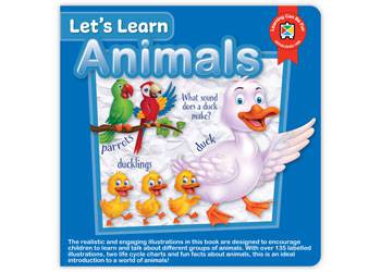 Let's Learn Animals Board Book - Educational Vantage