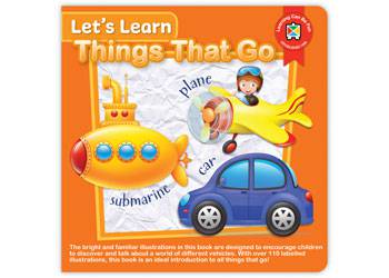 Let's Learn Things That Go Board Book - Educational Vantage