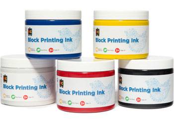 Block Printing Inks - set of 6 - Educational Vantage