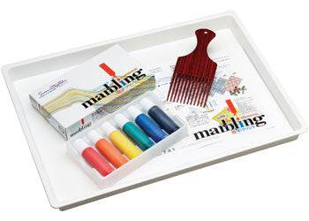 Bokundo Marbling Ink, Tray, Comb and Paper Set - Educational Vantage