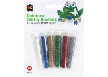 Rainbow Glitter Shakers - Educational Vantage