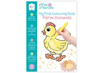 My First Colouring Book - Farm Animals - Educational Vantage