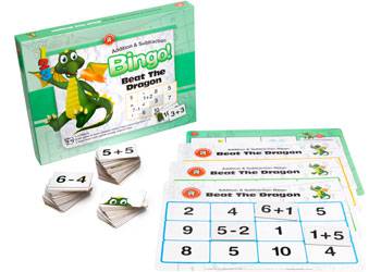 Beat The Dragon (Addition & Subtraction) Bingo! - Educational Vantage