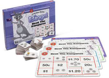 Beat The Kangaroo (Australian Money $) Bingo! - Educational Vantage