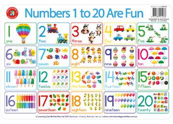 Numbers 1 To 20 Are Fun - Educational Vantage