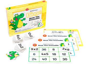 Beat The Crocodile (Multiplication) Bingo! - Educational Vantage