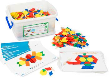 Pattern Blocks Classroom Set - Educational Vantage