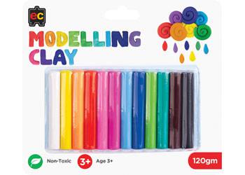 Modelling Clay 12 colours 10gm - Educational Vantage