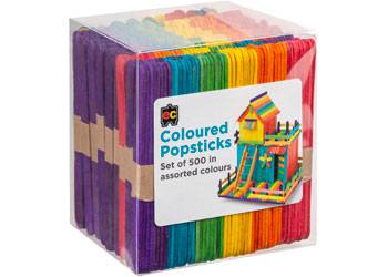 Coloured Popsticks - Educational Vantage