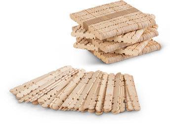 Natural Construction Popsticks - Educational Vantage