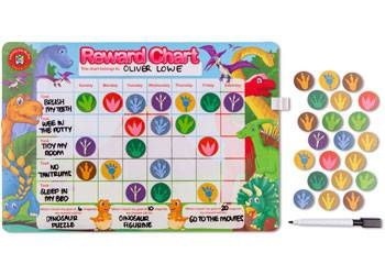 Dinosaur Reward Chart - Educational Vantage