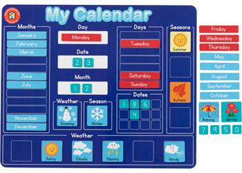 Magnetic Learning Board - My Calendar - Educational Vantage