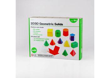 2D/3D Geometric Solids - Educational Vantage