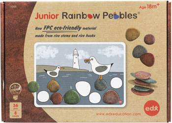 Eco Junior Rainbow Pebbles - Educational Vantage