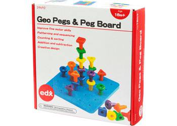 Geo Pegs and Peg Board - Educational Vantage