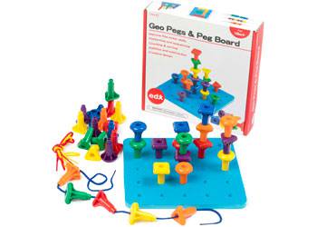 Geo Pegs and Peg Board - Educational Vantage