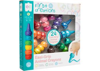 Easi-Grip Animal Crayons - Educational Vantage