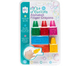 Easi-Grip Alphabet Finger Crayons Set of 6 - Educational Vantage