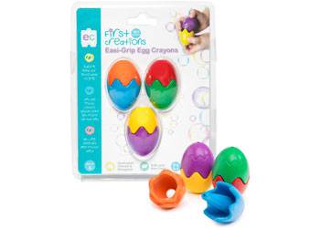 Easi-Grip Egg Crayons - Educational Vantage