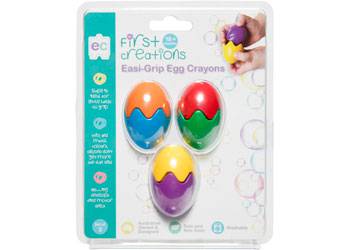 Easi-Grip Egg Crayons - Educational Vantage