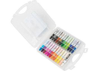 Hexagonal Oil Pastels in Case - Pack of 24 - Educational Vantage