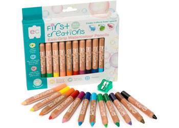 Easi-Grip Watercolour Pencils - Educational Vantage