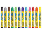 Textile Markers Coloured Pack of 12 - Educational Vantage