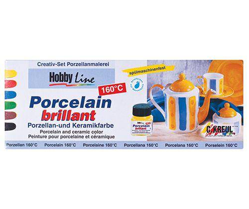 Porcelain Paint Coloured 20mL Pack of 6 - Educational Vantage