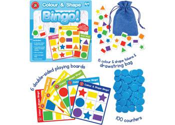 Colour & Shape Bingo - Educational Vantage