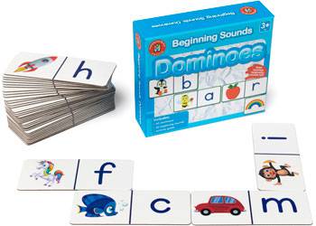 Beginning Sounds Dominoes - Educational Vantage