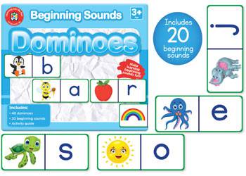 Beginning Sounds Dominoes - Educational Vantage