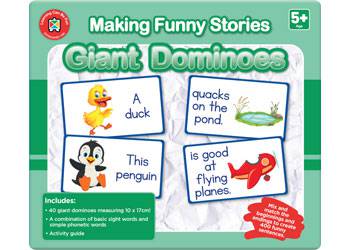 Making Funny Stories Giant Dominoes - Educational Vantage