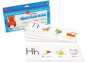 Alphabet Giant Flash Cards - Educational Vantage